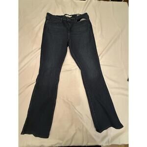 Levis Signature Mid-Rise Bootcut Jeans Womens 14L  (32x34) Blue Stretch Denim